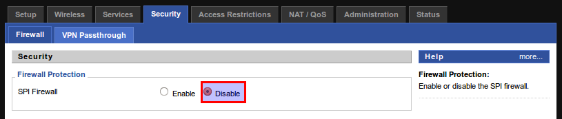 Disable the spi firewall on dd-wrt router to get airplay to work on network.