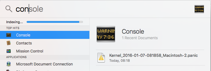 Loading OS Console