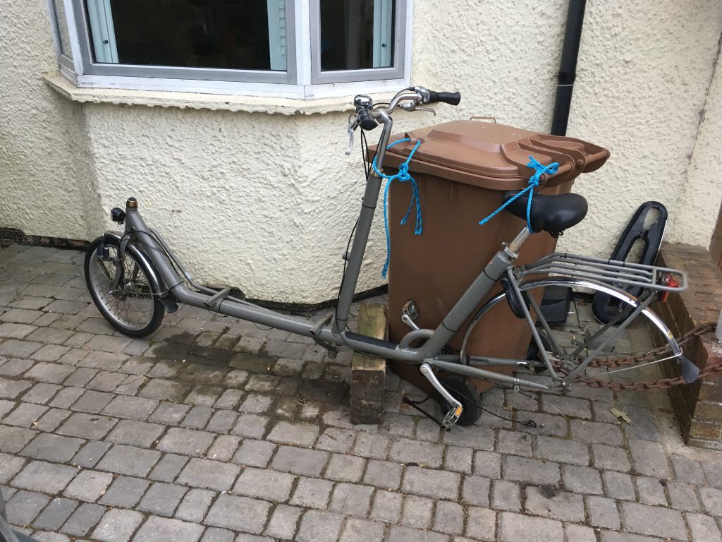 Taking the wheel of a bakfiets