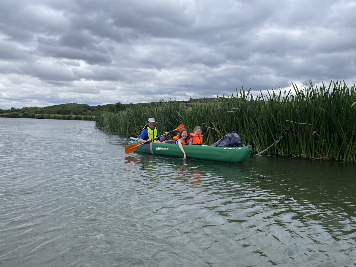 Kayaking-Near-Eynsham-lock