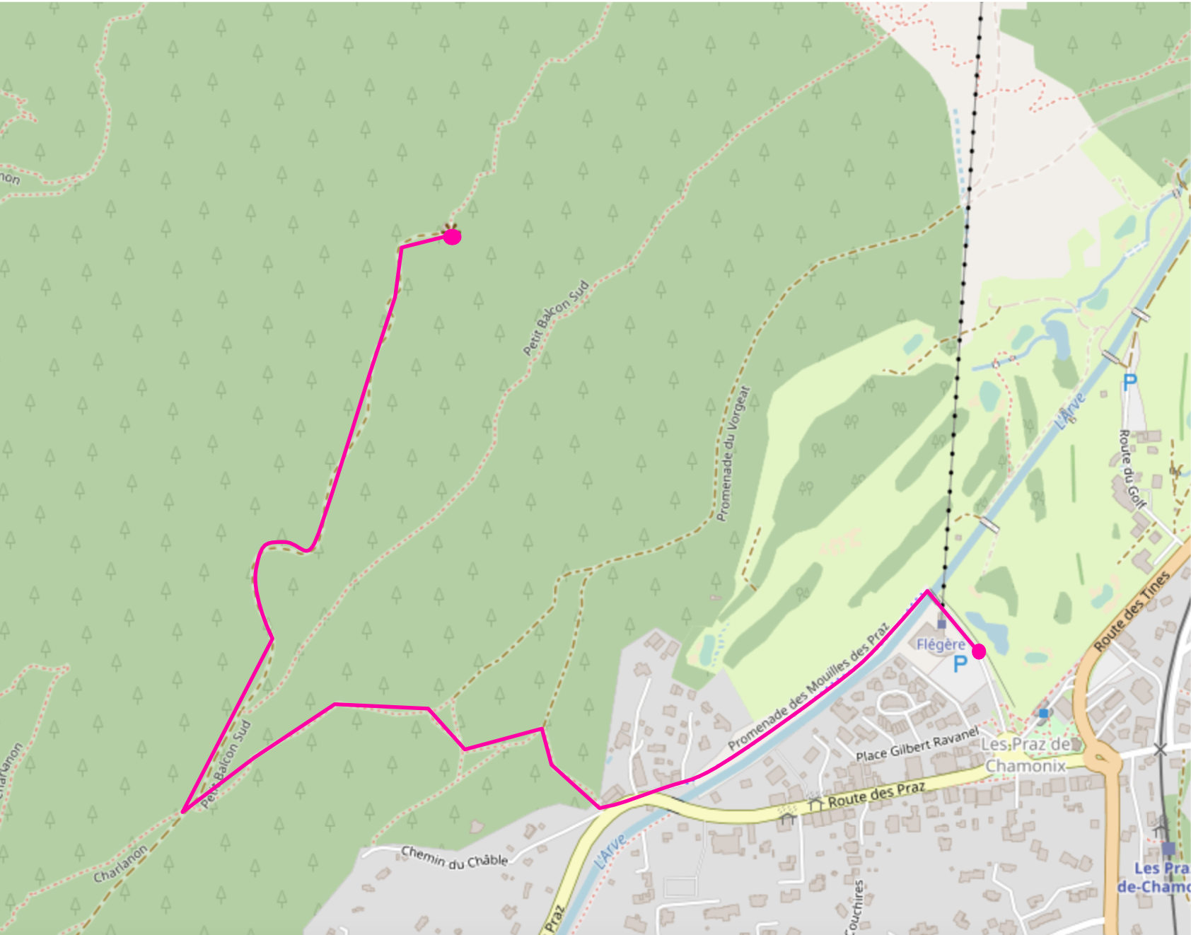 Walk from La Flegere to La Floria